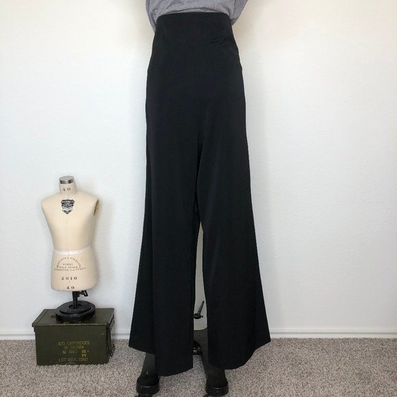Totokaelo Black Parviz Pant Paperbag Waist Belted - Picture 4 of 7